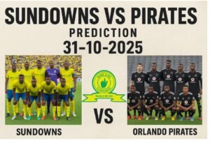 Read more about the article Sundowns vs Pirates Prediction – Betting Odds, Team News, Lineups & Preview 31-10-2025