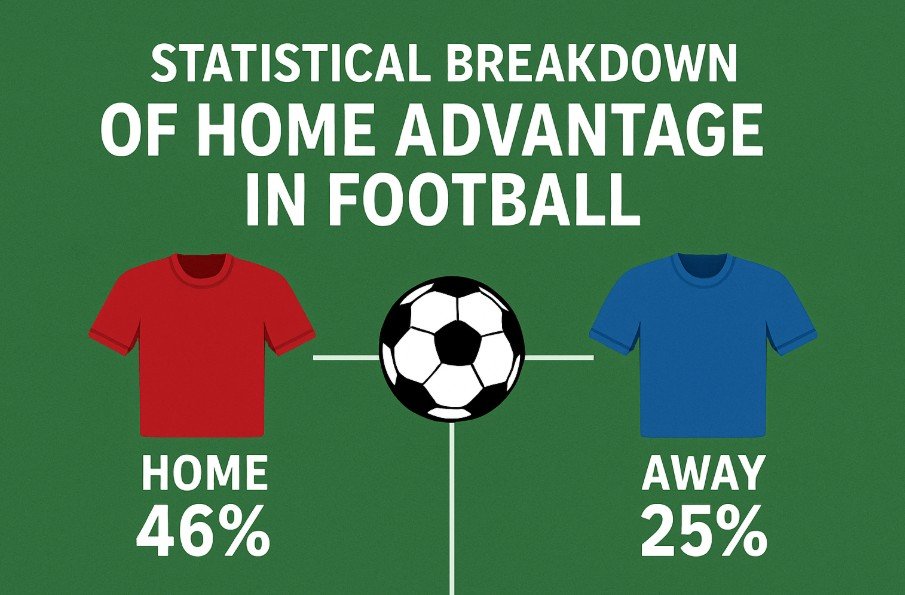 Read more about the article Statistical Breakdown of Home Advantage in Football