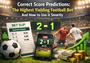 Read more about the article Correct Score Predictions: The Highest Yielding Football Bet And How to Use  it Smartly