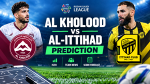 Read more about the article Al Kholood vs Al-Ittihad Prediction, H2H, Team News & Score Forecast